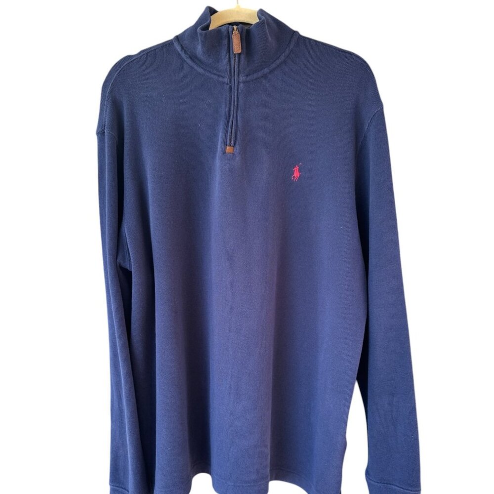 Polo Ralph Lauren Luxury Jersey Quarter-Zip Pullover